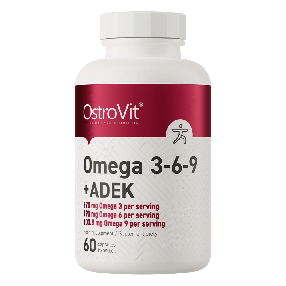 OstroVit - Omega 3-6-9 + ADEK - 60 kapsułek